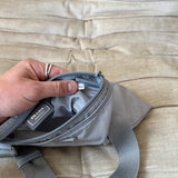 Prada Nylon Crossbody Bag light blue/grey