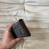 Fendi Zucca Monogram Long / Bifold Wallet