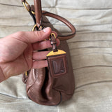 Prada Leather Hobo Shoulder Bag