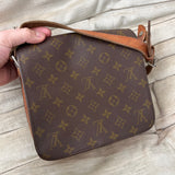 Louis Vuitton Cartouchiere MM Shoulder Bag Monogram