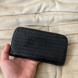 Bottega Veneta Zippy Geldbörse schwarz