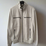 Prada Lederjacke 54 weiß/creme