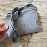 Prada Nylon Crossbody Bag light blue/grey