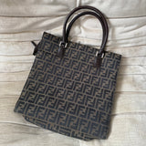 Fendi Tote Shopper Bag Zucca Monogram