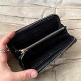 Bottega Veneta Zippy Geldbörse schwarz
