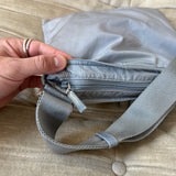 Prada Nylon Crossbody Bag light blue/grey