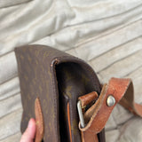 Louis Vuitton Cartouchiere MM Shoulder Bag Monogram