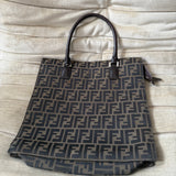 Fendi Tote Shopper Bag Zucca Monogram