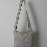 Prada Nylon Crossbody Bag light blue/grey