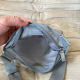 Prada Nylon Crossbody Bag light blue/grey