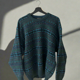 Vintage 100 % Wollpullover ML