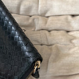 Bottega Veneta Zippy Geldbörse schwarz