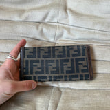 Fendi Zucca Monogram Long / Bifold Wallet