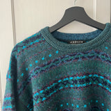 Vintage 100 % Wollpullover ML
