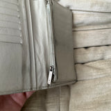 Chanel Großes Logo Logo Lederbrieftasche