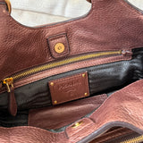 Prada Leather Hobo Shoulder Bag