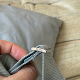 Prada Nylon Crossbody Bag light blue/grey
