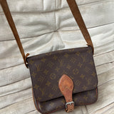 Louis Vuitton Cartouchiere MM Shoulder Bag Monogram