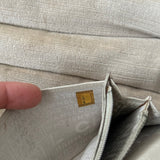 Chanel Großes Logo Logo Lederbrieftasche