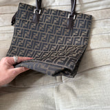 Fendi Tote Shopper Bag Zucca Monogram
