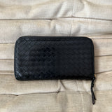 Bottega Veneta Zippy Geldbörse schwarz
