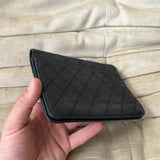 Clutch aus Leder mit Chanel-Logo