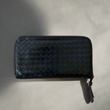 Bottega Veneta Zippy Geldbörse schwarz