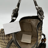 Gucci Monogram Horsebit Hobo Bag