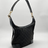 Gucci GG Canvas Shoulder Bag Black