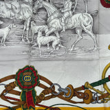Gucci Horse Print Silk Scarf