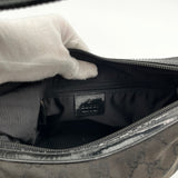 Gucci GG Canvas Shoulder Bag Black