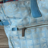 Chanel Travel Line Big Shopper Bag light blue