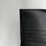 Prada Grey Saffiano Leather Wallet