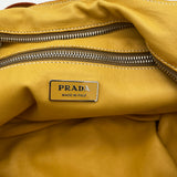 Prada Orange Leather Hand Bag