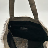 Chanel Rabit Fur Tote Bag