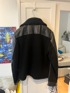 Prada 2004 Leather Jacket ital. 48