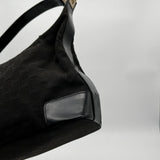 Gucci GG Canvas Shoulder Bag Black