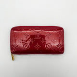 Louis Vuitton Zippy Wallet Vernis Red