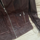 Dolce Gabbana Leather Jacket ital. 54 (L)