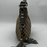 Gucci Monogram Horsebit Hobo Bag