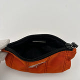 Prada Orange Pouch Nylon