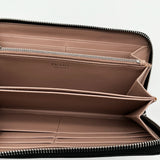 Prada Saffiano Leather Zippy Wallet black