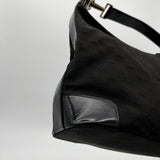 Gucci GG Canvas Shoulder Bag Black