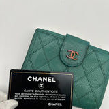 Chanel Bifold Wallet Green