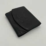 Chanel CC Caviar Leather Wallet