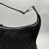 Gucci GG Canvas Shoulder Bag Black