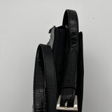 Prada Croc Embossed Crossbody Bag