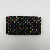 Louis Vuitton Multicolor Murakami Wallet black