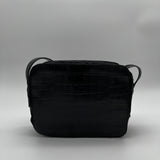 Prada Croc Embossed Crossbody Bag