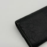 Chanel Chanel Camellia Embossed Lambskin Long Wallet